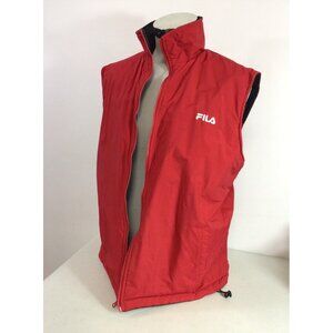 Fila Retro Vest Y2K Reversible Mens Large